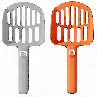 Durable Aluminum Litter Scoop with Deep Shovel, Waterproof and Easy to Clean for All Cat Litter Types