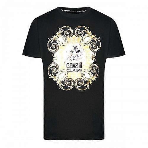 Cavalli Class Mens Tiger Emblem T-Shirt