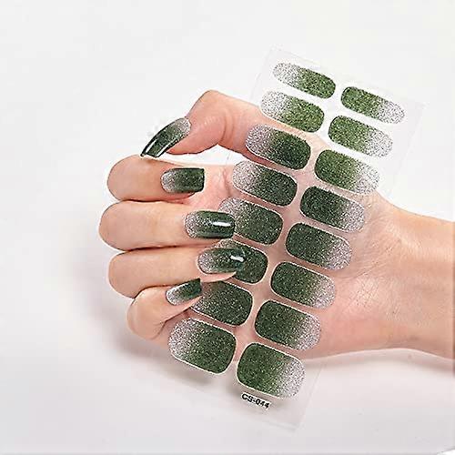 Solid Color Nail Art Stickers CS44 with Strong Adhesion and Precise Print for Manicure Decor