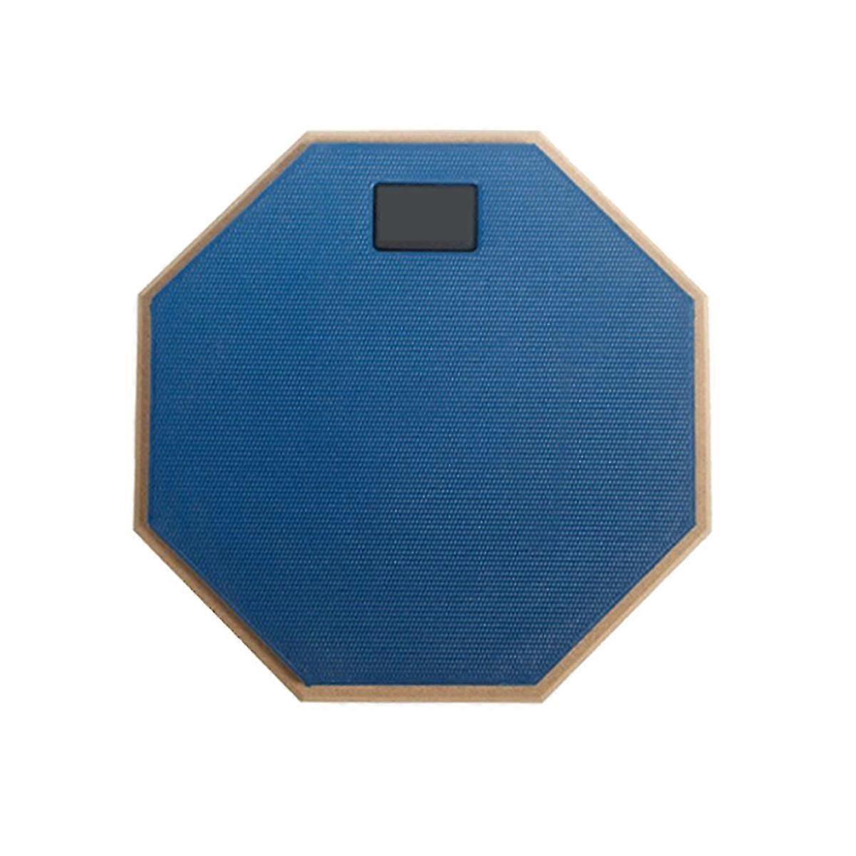 Practice Drum Pad For Drumming Double Sided Silent Drum Pad Blue