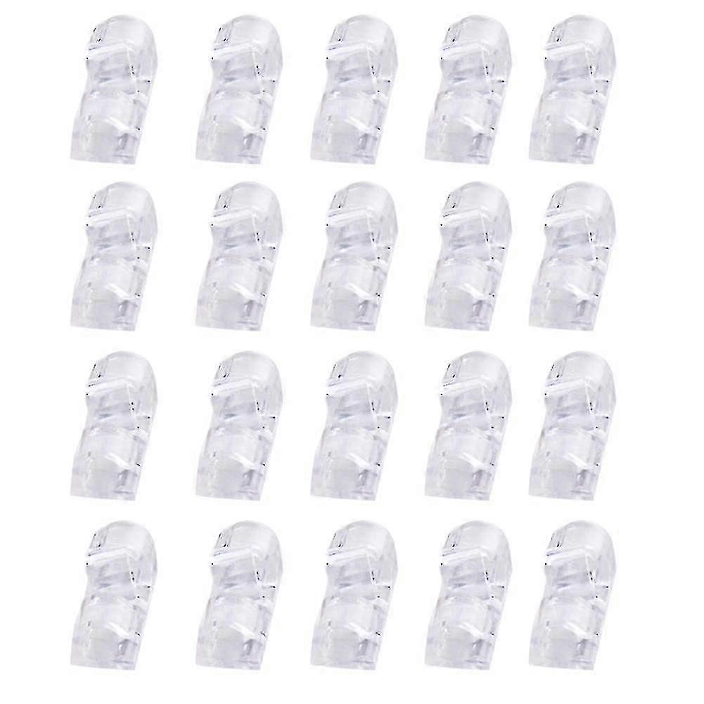 20pcs Self-adhesive Network Charge Cable Clip Wire Organizer Fixer Holder Clamp