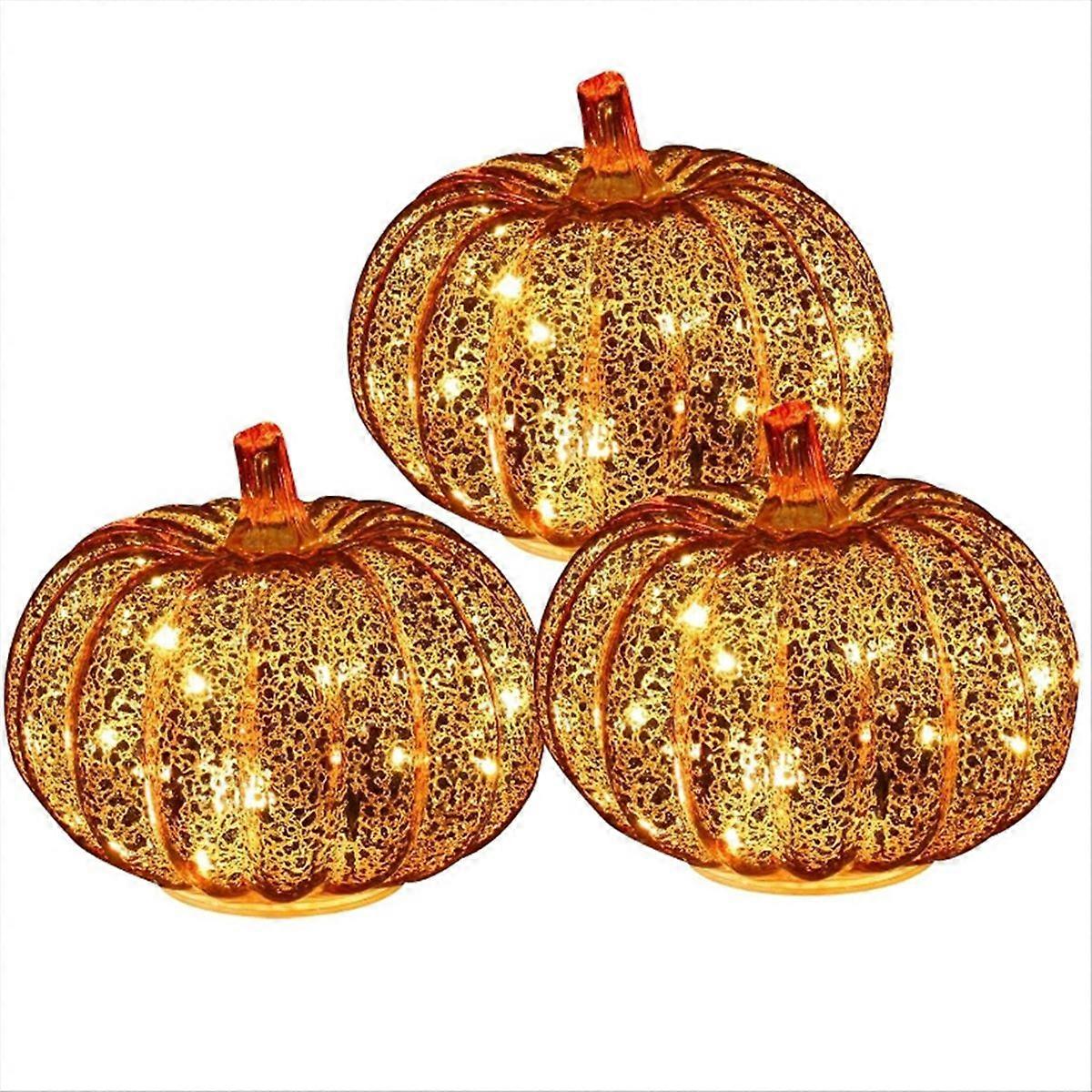3pcs Light Pumpkins Halloween