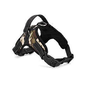 Harnais camouflage pour grand chien, style selle, en tissu Oxford, lot de 2