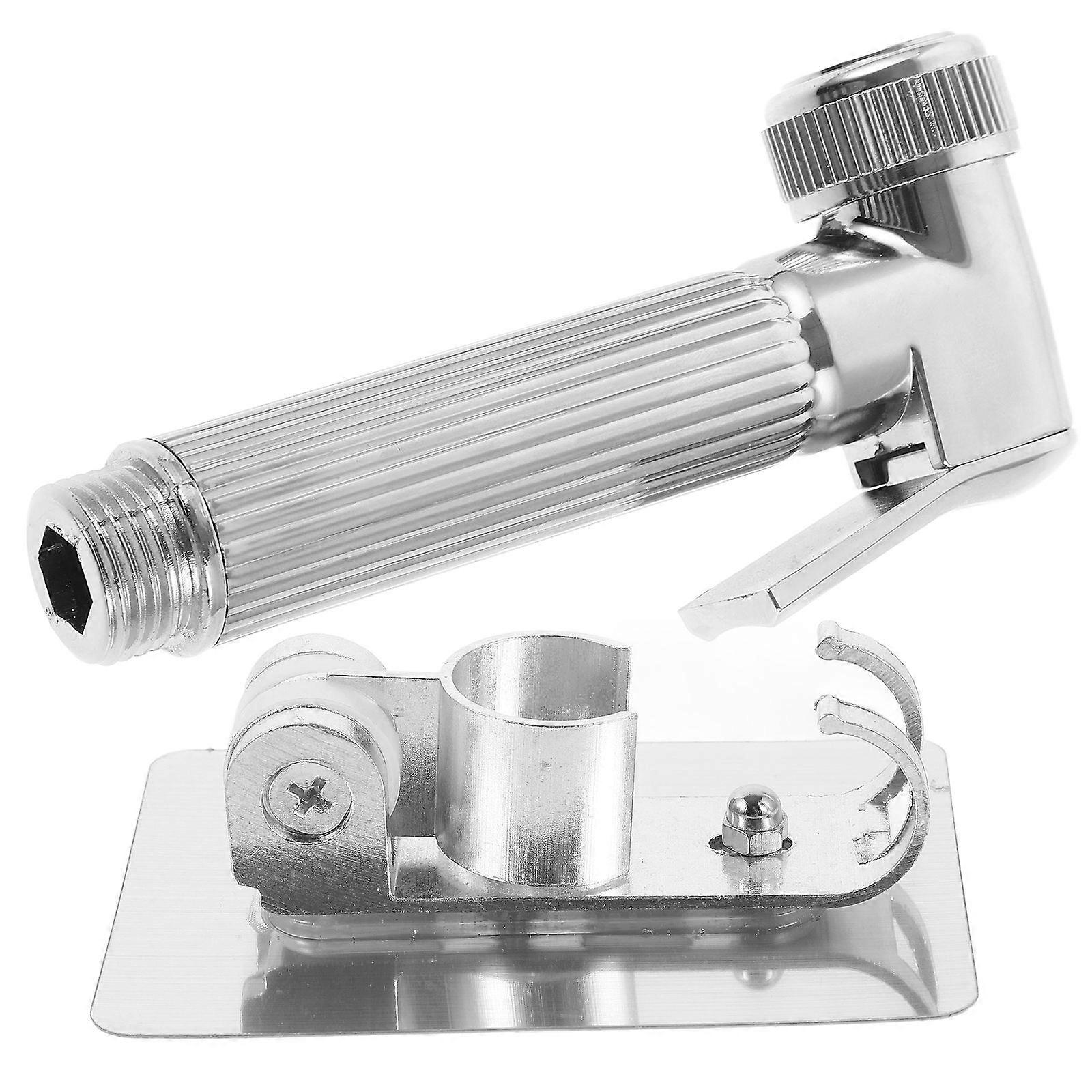 Silver Comfortable Handheld Shower Sprinkler Nozzle for Daily Use