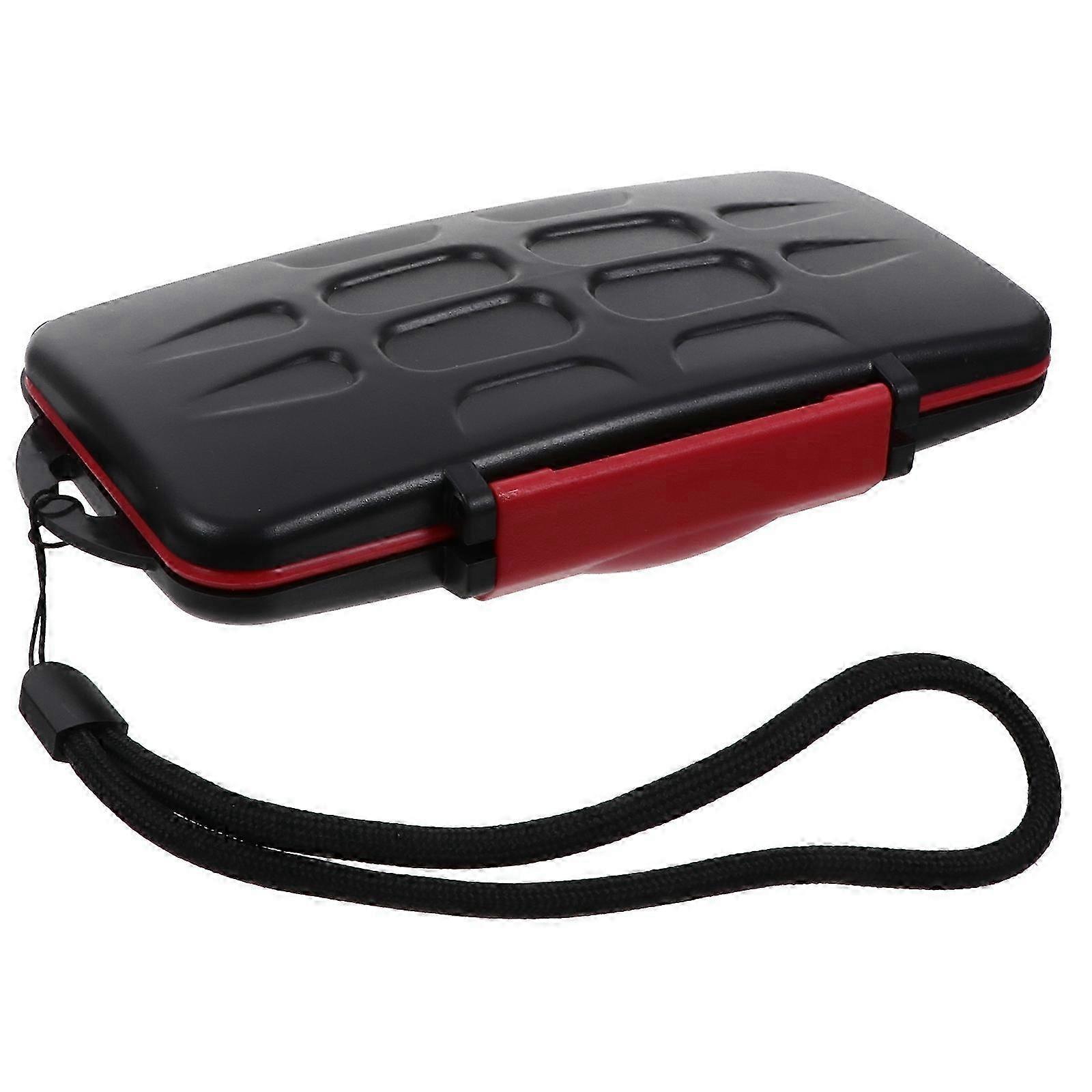 1pc Sturdy Phone Camera Memory SD TF Storage Case Waterproof and Drop Resistant