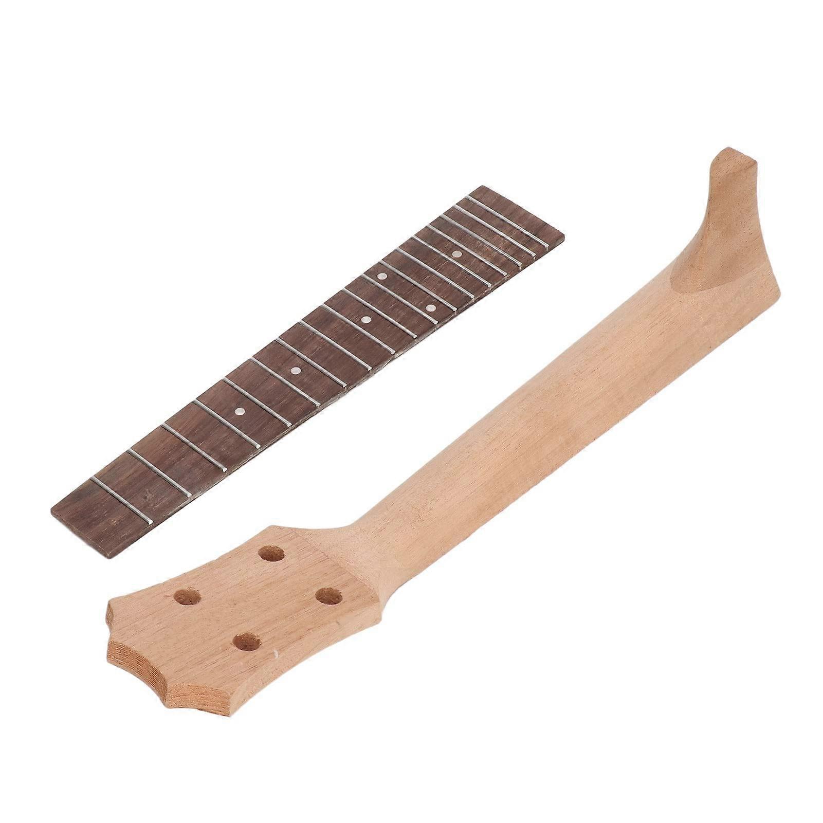 23 Inch Ukulele Neck Replacement Set 4 String Durable Lightweight Easy Installation Fretboard