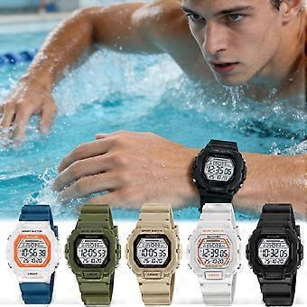 Msgweeeg Men's Waterproof Smart Watch with Luminous Display, Compatible with Outdoor Sports like Hiking, Camping, Running & Swimming