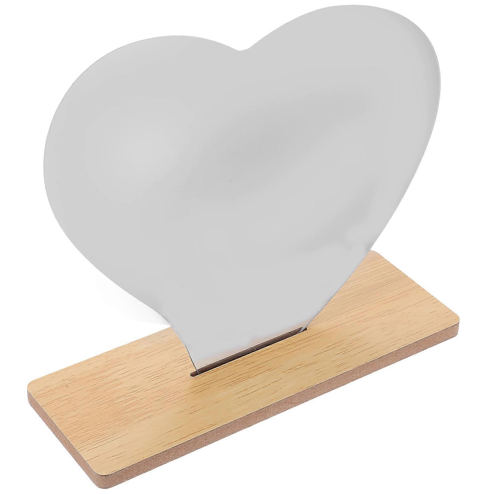 Makeup Mirror Irregular Heart Vanity Mirror for Dressing Table 2Sets
