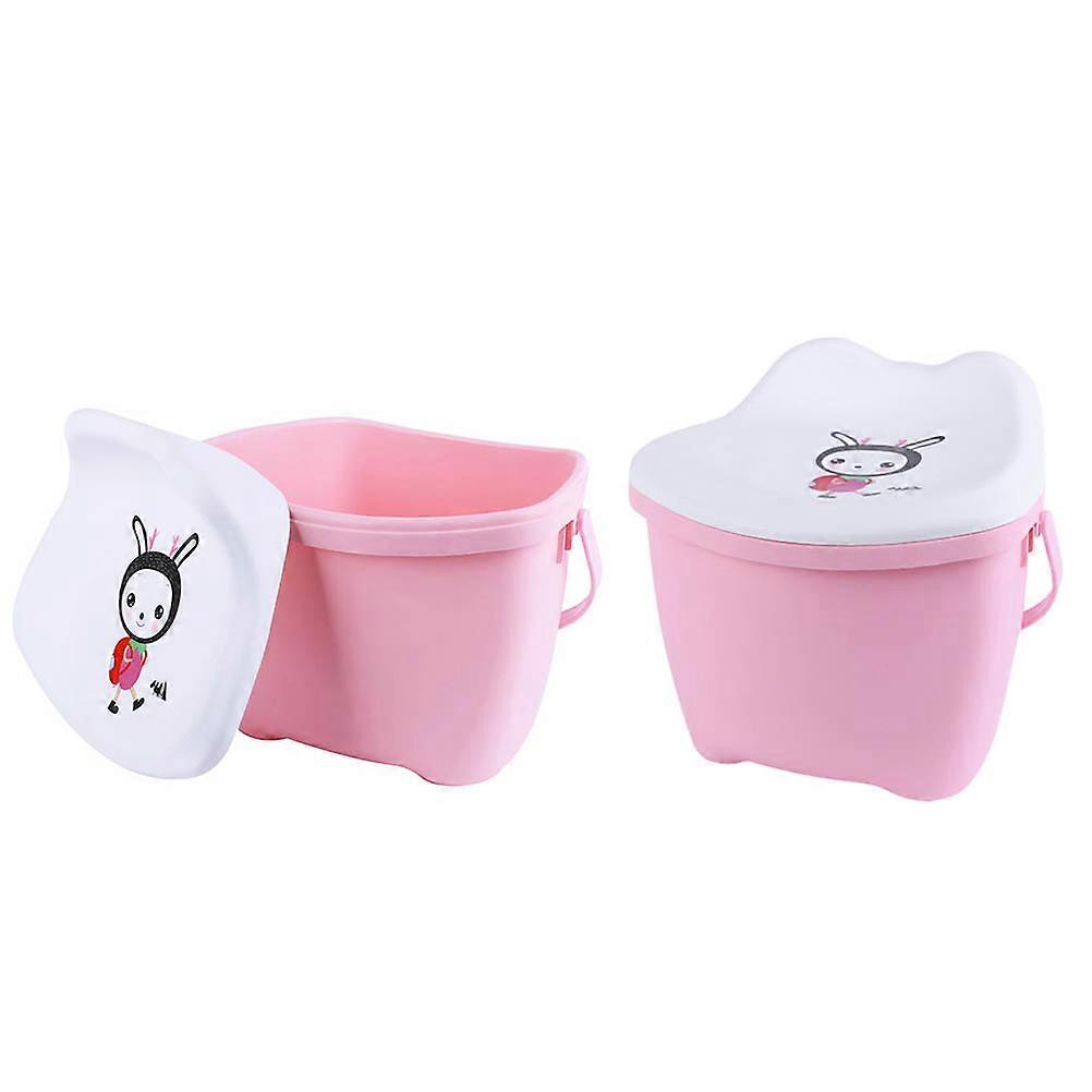 Storage Stool Plastic Storage Container with Handle for Pack