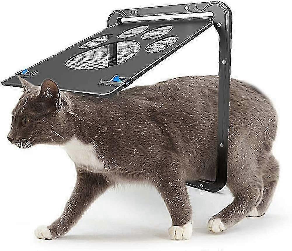 Automatic Lock Pet Door for Sliding Doors Large Size Dog Screen Protector