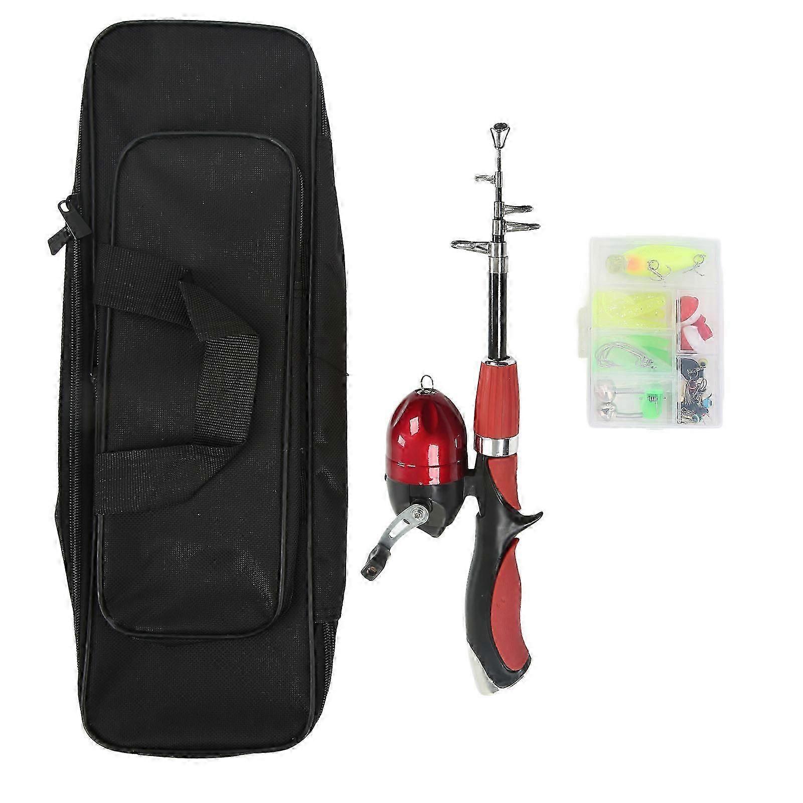 Kit de pesca infantil com vara, carretel e iscas