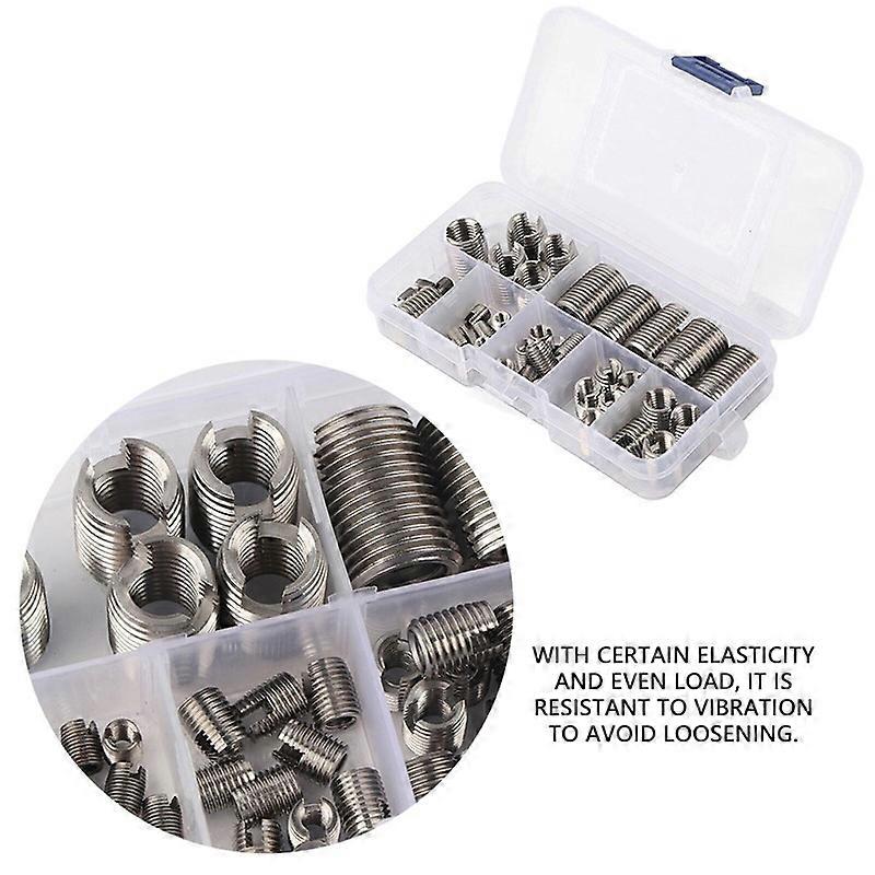Tapping Stainless Set Thread Inserts Thread Thread Inner Steel 50Pcs Self