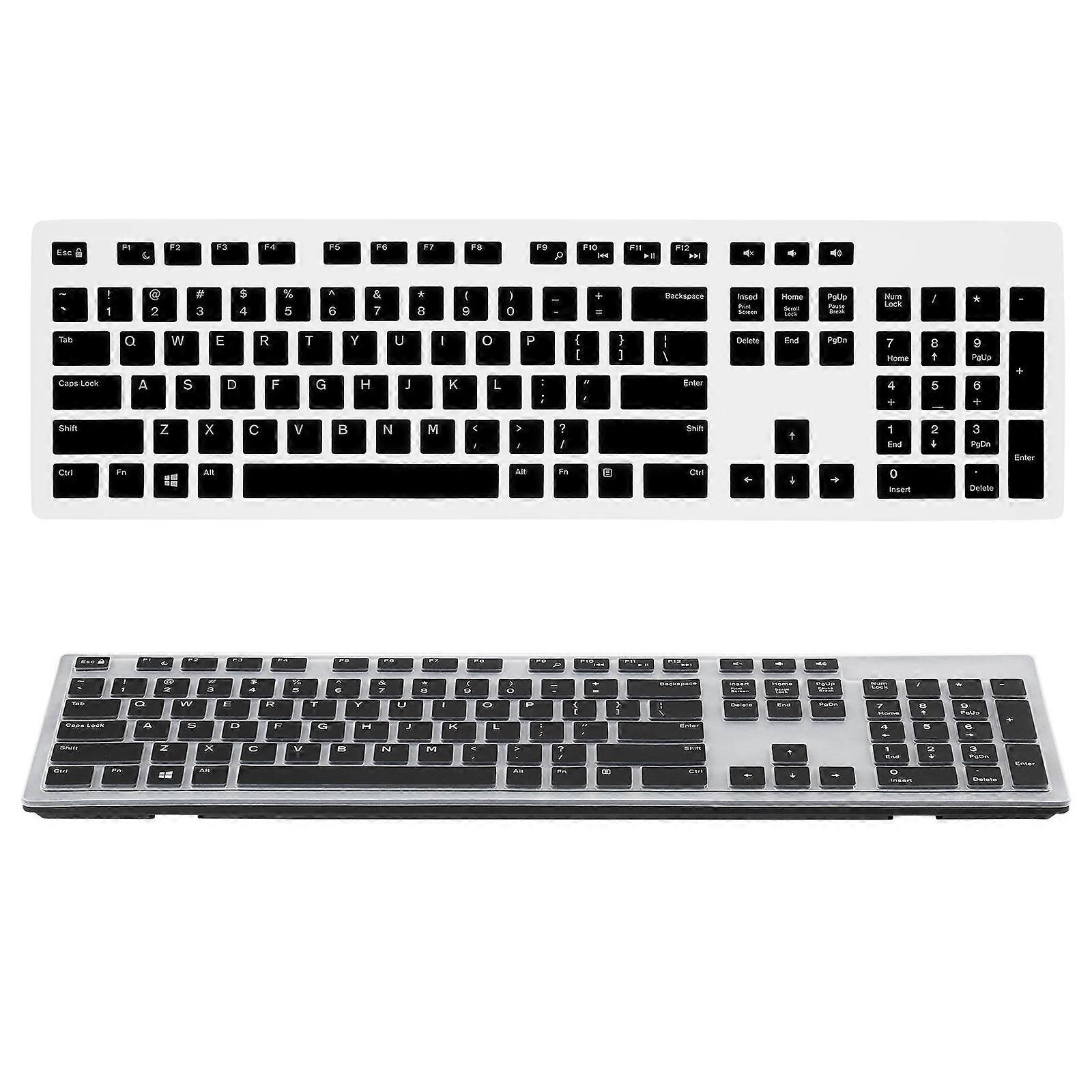 1 Pc Keyboard Protector Compatible for Dell KB216 Wired Keyboard (Black)