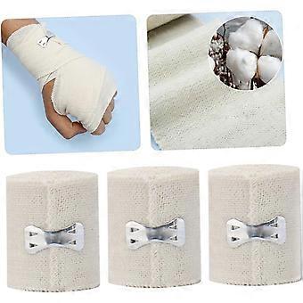 18 rolls of compressed gauze veterinary bandages, support cleaning wipes,