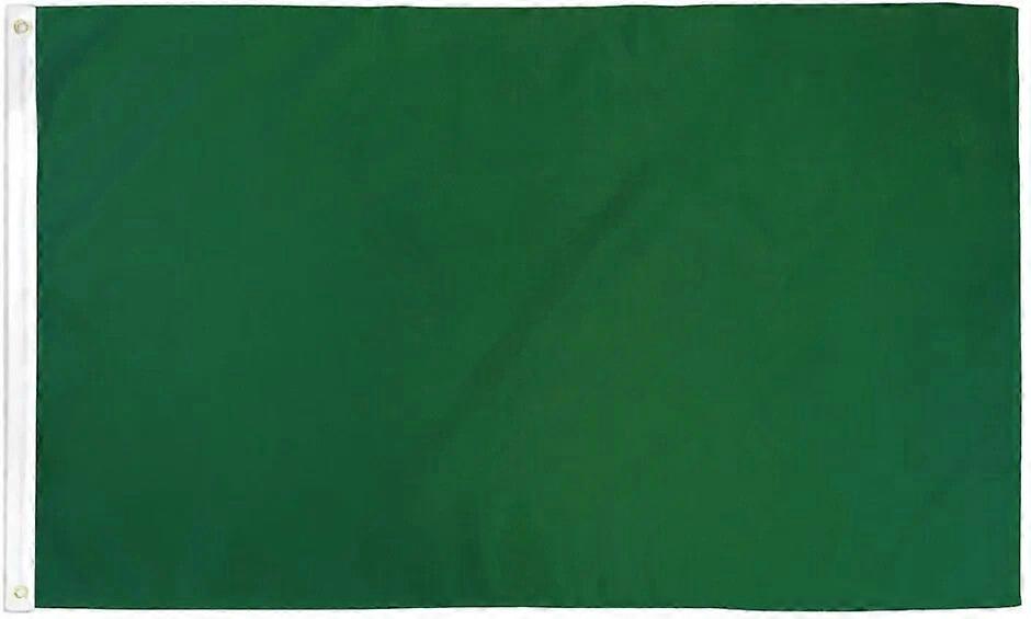 Dark Green Solid Color Flag Blank Plain Dark Green Flag Style-965