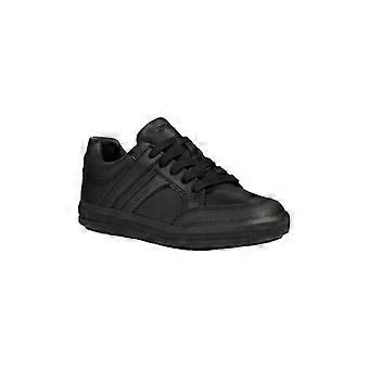 Geox J Arzach B. D Leather Lace Up Trainer