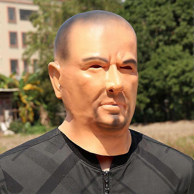Bald Man Latex Mask
