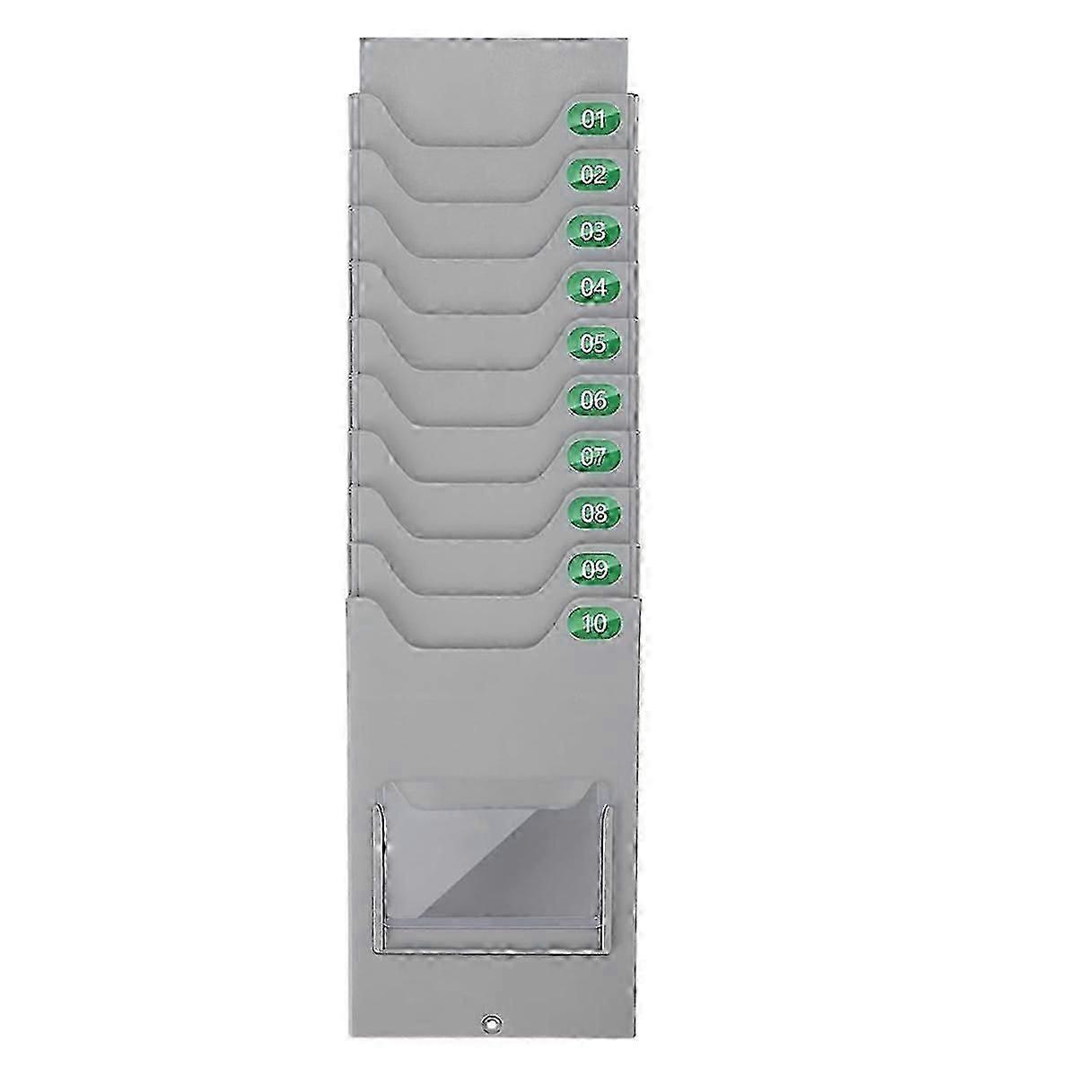 Time Card Bag Office Material Punch Card Rack Hanging Storage Rack Multi-Function Rack Optional Pos