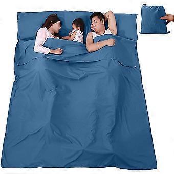Portable Lightweight Sleeping Bag for Camping Travel, Korean Cotton, Dirt-Proof, Washable, 210x180cm