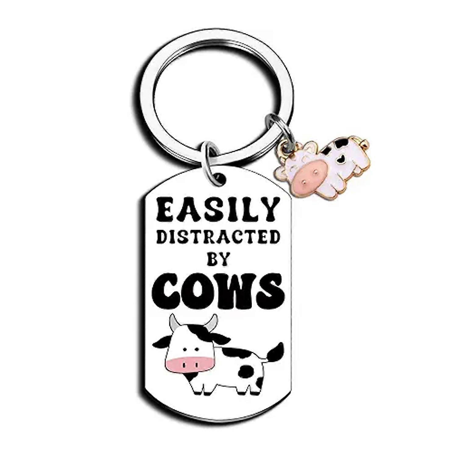 stainless steel keychain for cows