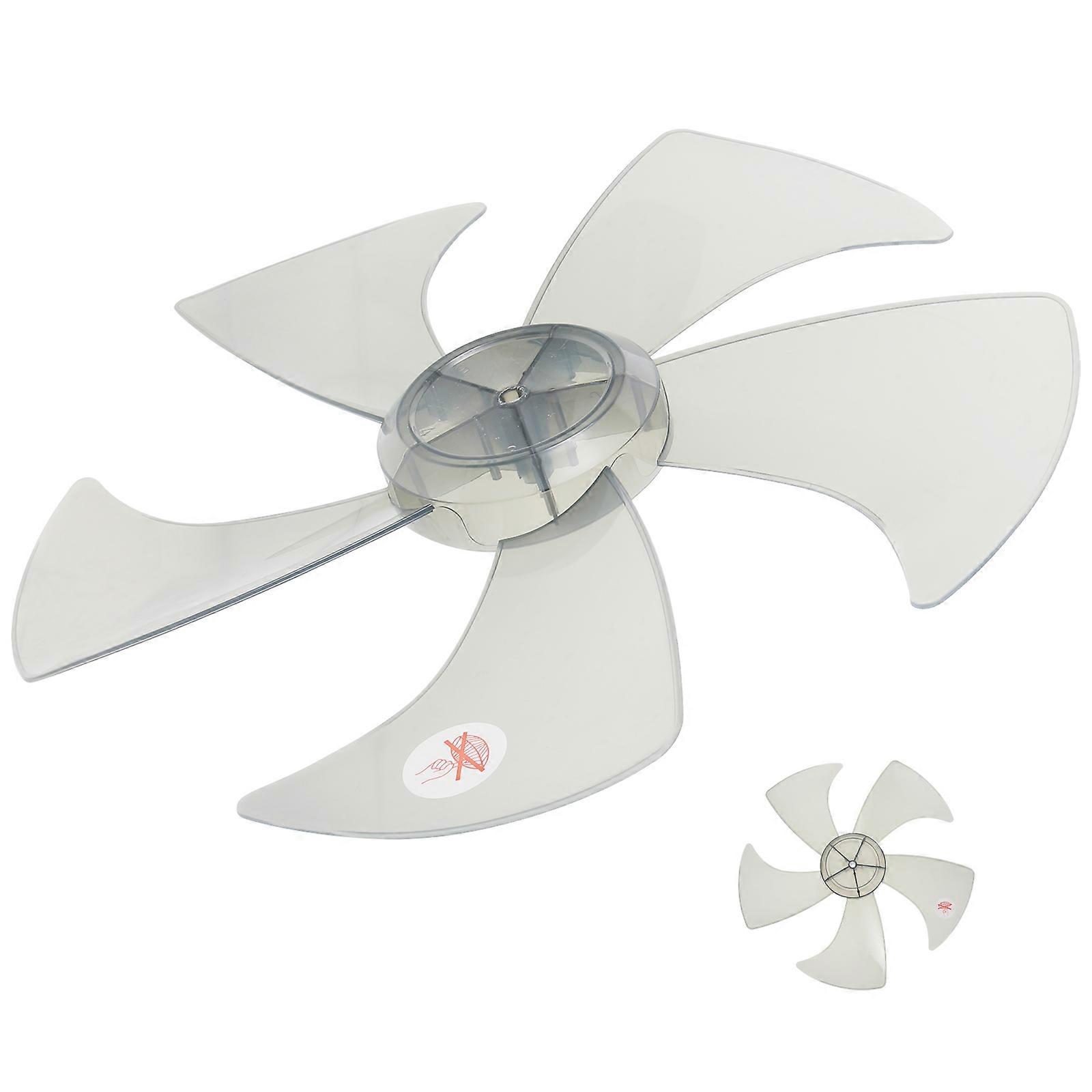 Standventilator, elektrischer Ersatzventilator, 5 Flügel, hellgrau