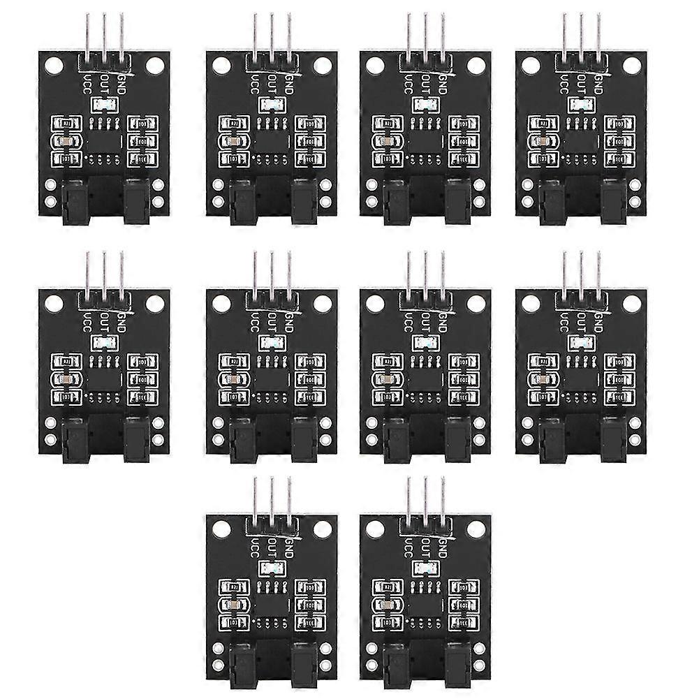 Lot de 10 capteurs photoélectriques infrarouges, composants électroniques de détection de vitesse de moteur