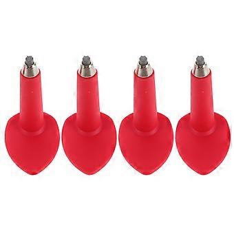 Trekking Pole Tips Replacement Protectors for Hiking Poles with Nylon Tungsten Steel 4Pcs