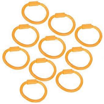 10 stk nylon bull nose ring tilbehør kompatibel kvæg ko gård husdyr udstyr