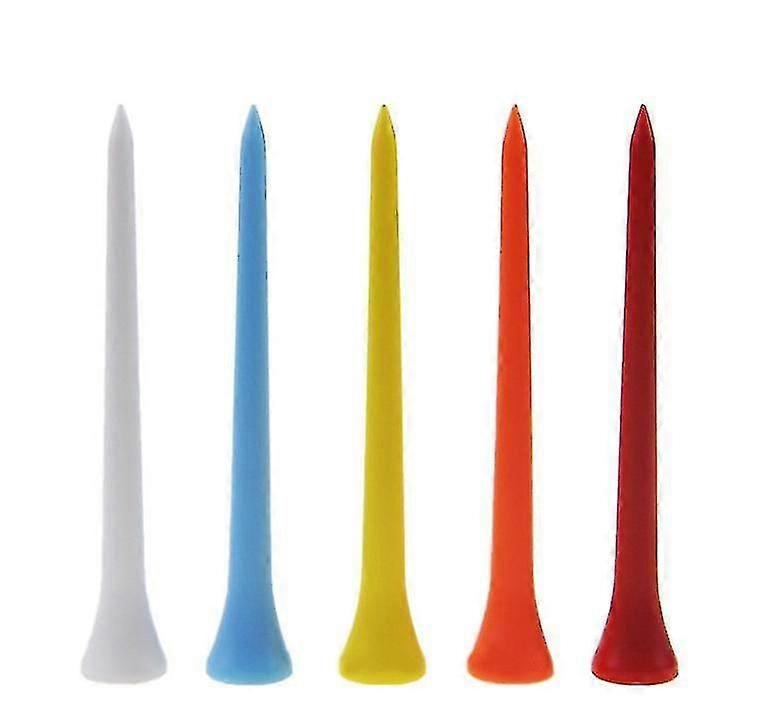 20 Pcs Golf Tees Plastic Long 83mm,random Color