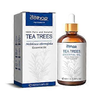 EELHOE Tea Tree æterisk olie, tea tree essens fugter ansigt, krop, hud, blødgør og hårpleje multi-effekt æterisk olie