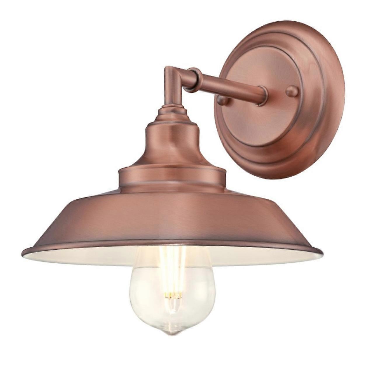Wall Lamp Iron Hill Copper Washed Single Light
