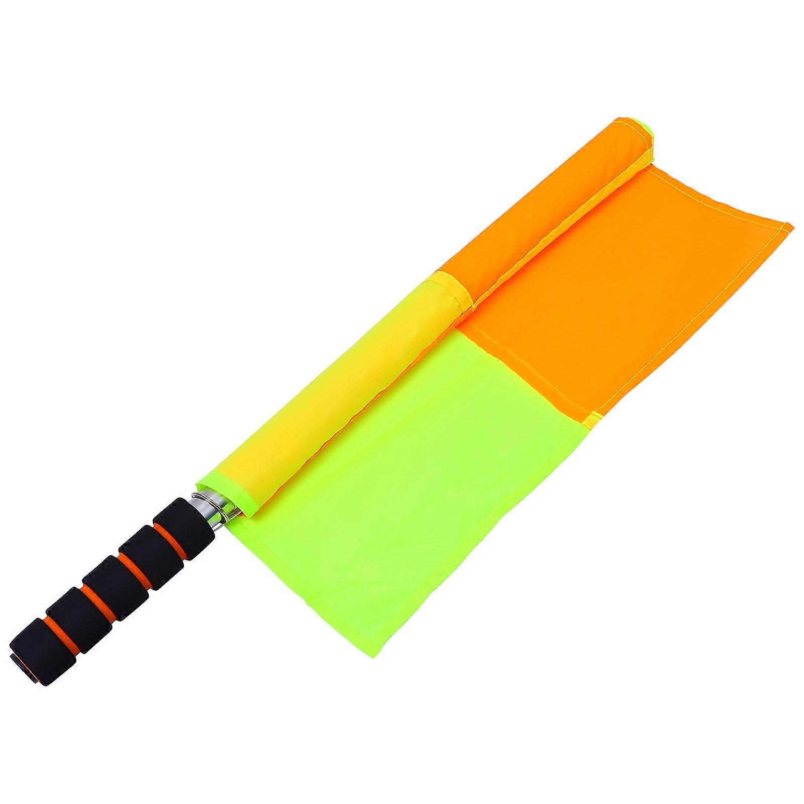 1pc Referee Flags Competition Soccer Linesman Flag Training Referee Flags
