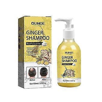 Revitalizing Ginger Hair Shampoo for Thickening & Hair Growth  Moisturizing, Anti-Itch, Nourishes Scalp, Strengthens Hair Roots, 100ml