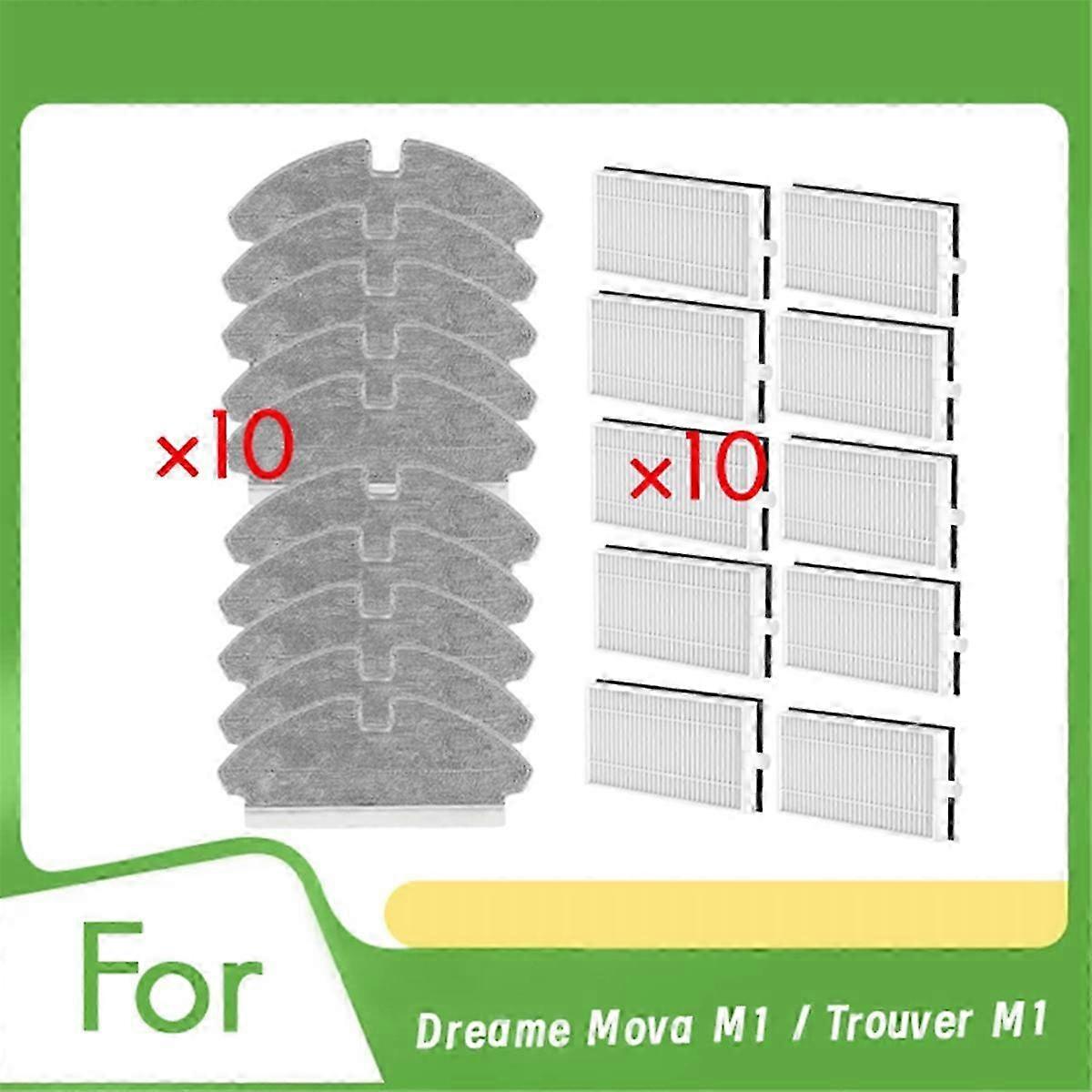 20 Pc Filter for Sweeping Robot Cleaner Parts Replacement