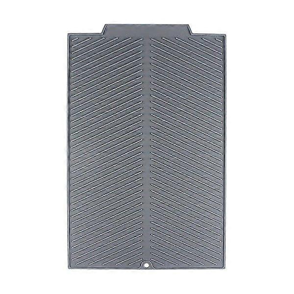 Medium - Silicone Heat-Resistant Draining Mat - Grey