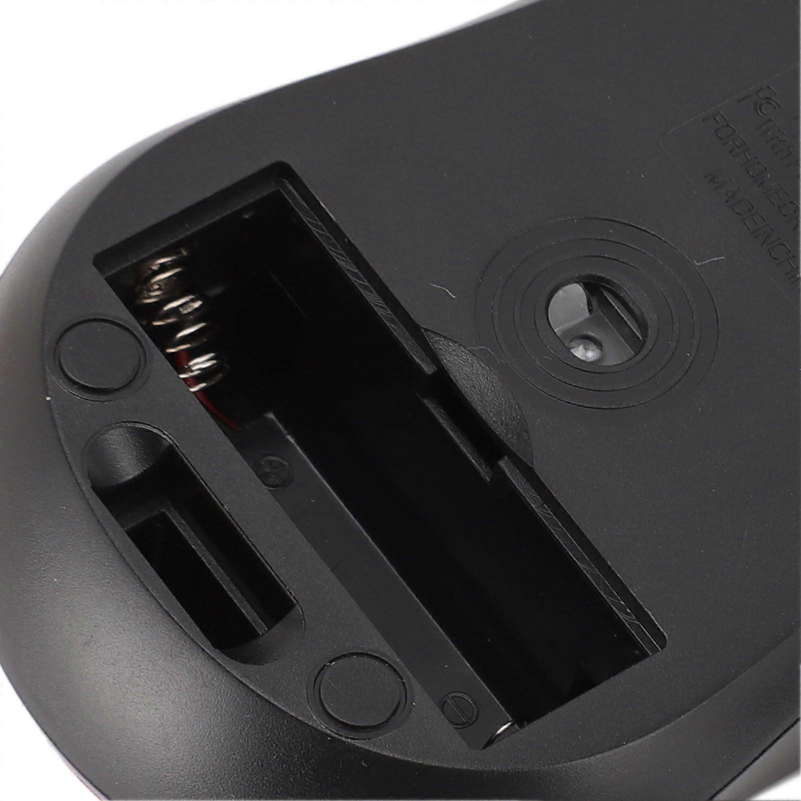 2.4G Wireless Mouse Professional Ergonomic High Sensitivity Wireless Optical Computer Mouse for Notebook PC Laptop Computer Silver