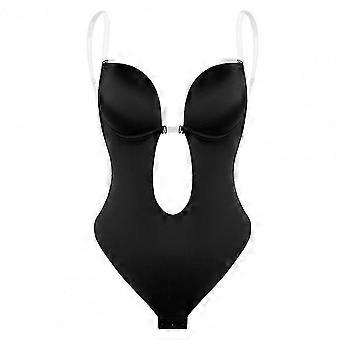 Einzigartiger Bodysuit-BH, U-förmig, rückenfrei, Body Shaper, Bauchkontrolle, hochelastischer Po-Lifter, reduzierende Streifen, Bodysuit-Unterwäsche