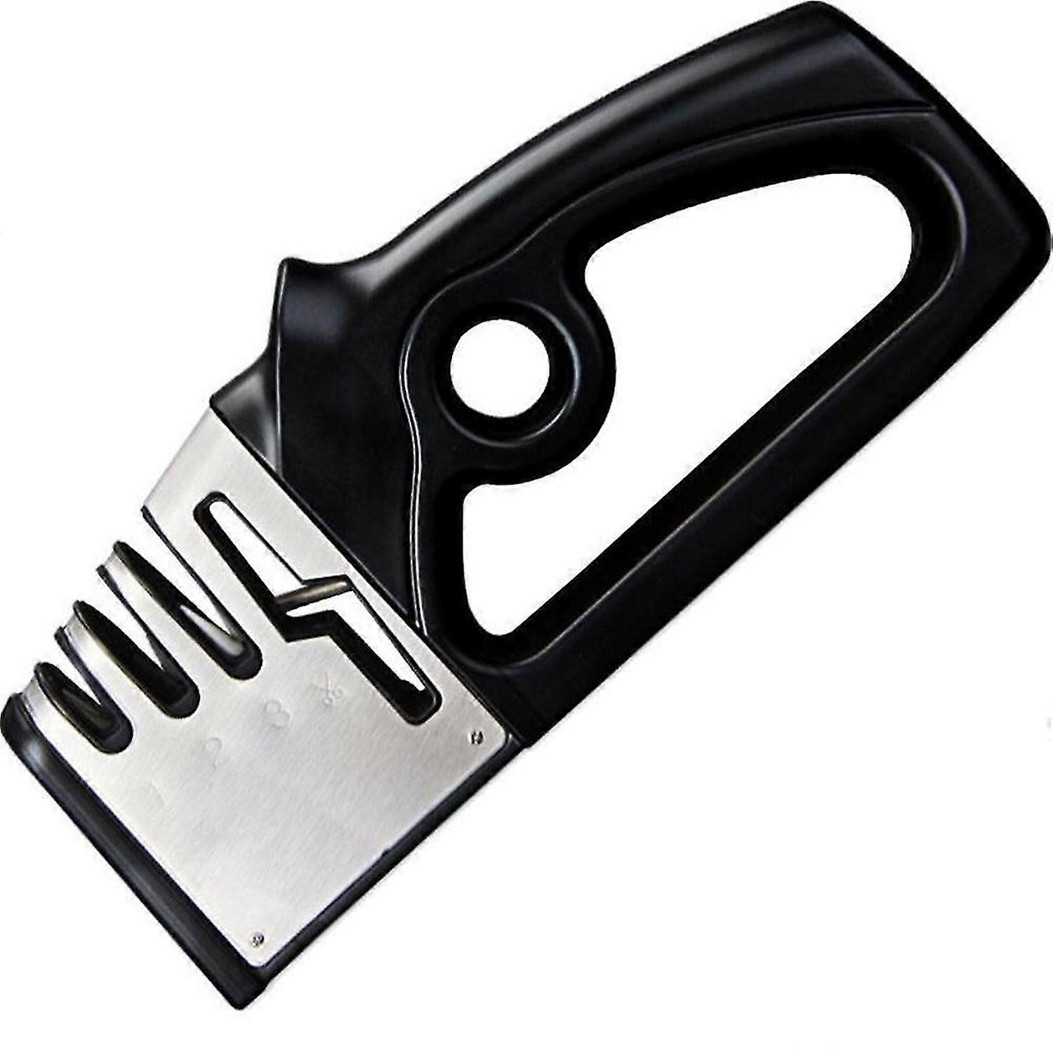 4 in 1 Cutter Sharpener Multipurpose Cutter Shear Sharpening Tool for Kitchen