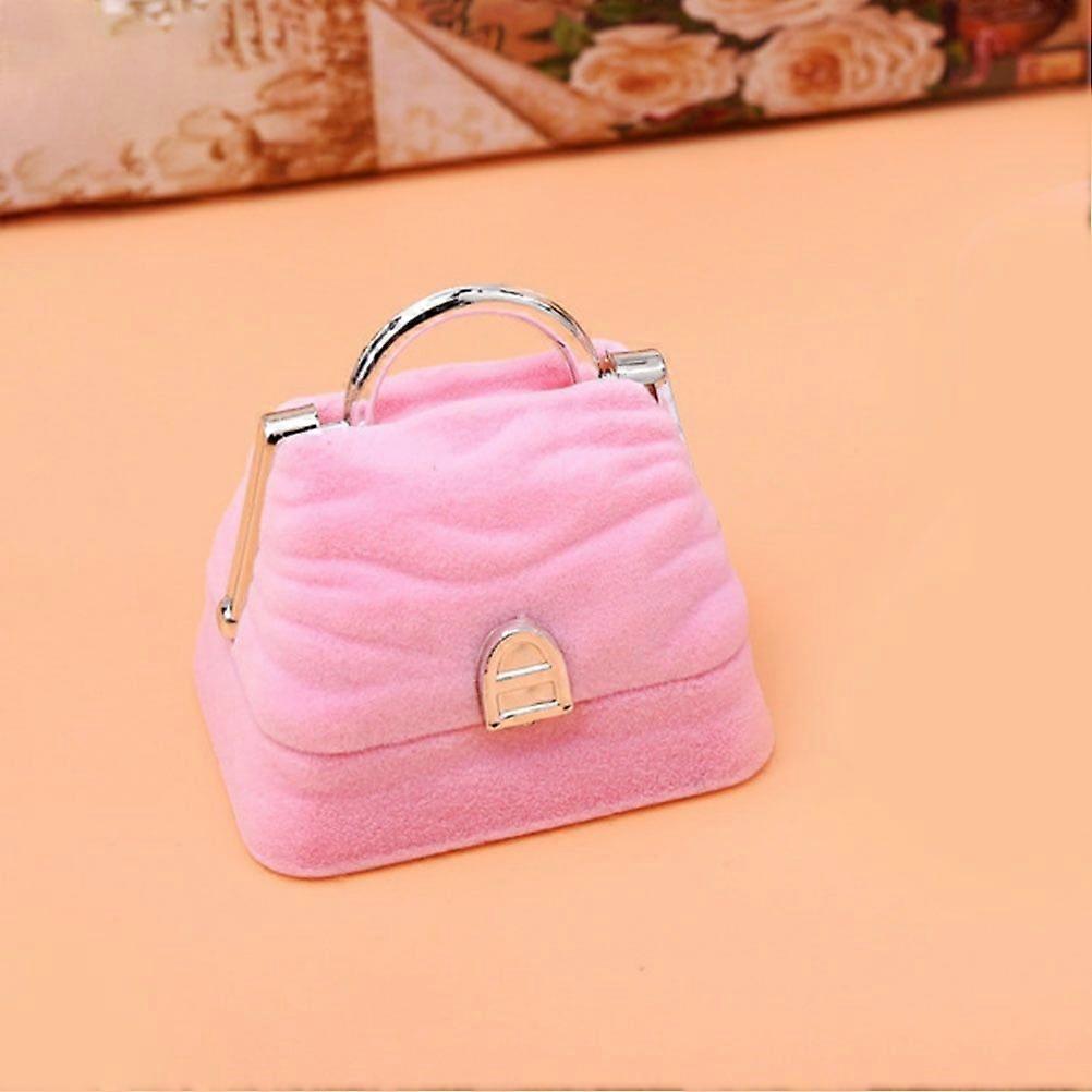 Creative Jewelry Storage Case Ring Storage Box Flannel Ring Storage Container