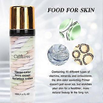 Primer for Face Before Makeup, SPF 50 Sunscreen Isolation Cream, One Step Color Correcting & Oil Control, 3 In1 Color Corrector Primer Facial Serum, R