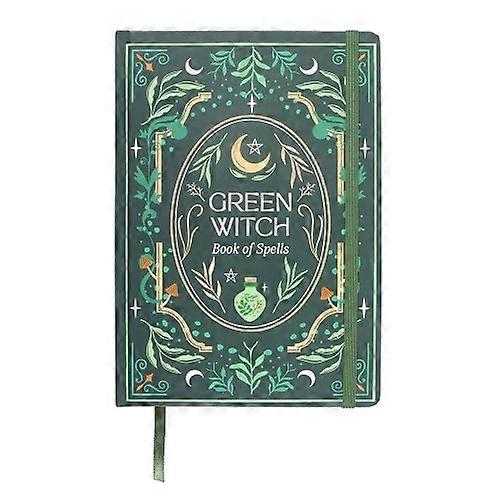 Something Different Green Witch A5 Notebook