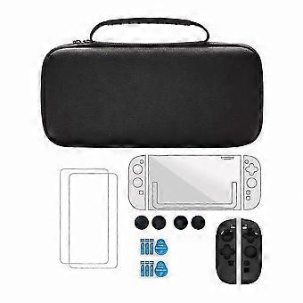 2 Pack Storage Bag for Nintendo 2 NS2 Game Silicone Cover Grips Portable Carrying Case Protective Film Set