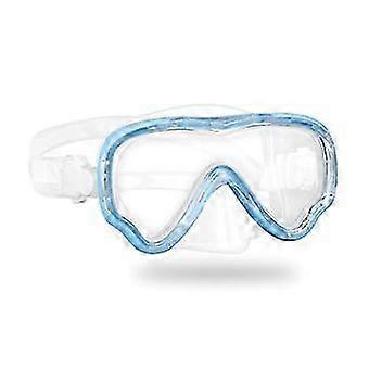 Kinder Tauchmaske Schwimmen Schnorchelmaske Schwimmbrille, Schnorchelausrüstung Anti-Beschlag-Maske, blau