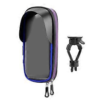 Motorcykel Telefonhållare Cykling Styrväska med dragkedja Smartphone Support Bike