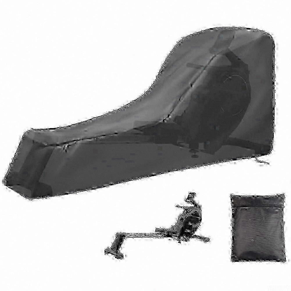 Waterproof Rowing Machine Cover 210D Polyester 241x102x61cm Compatible with Concept 2 Rower