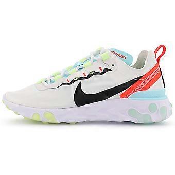 Nike React Element 55 White Black Blue Women's DB5926-101
