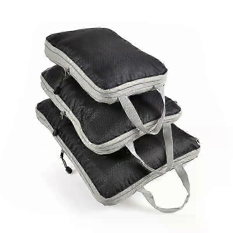 3-Pack Polyester Travel Storage Compression Bags