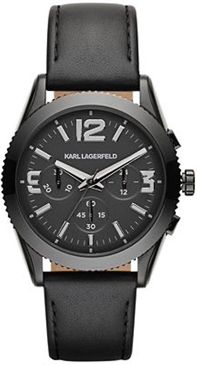 Karl lagerfeld kurator Quartz Analog Man Watch with Cowskin  display picture 2
