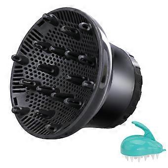 Adaptable Heat-Resistant Hair Dryer Attachment For Volume