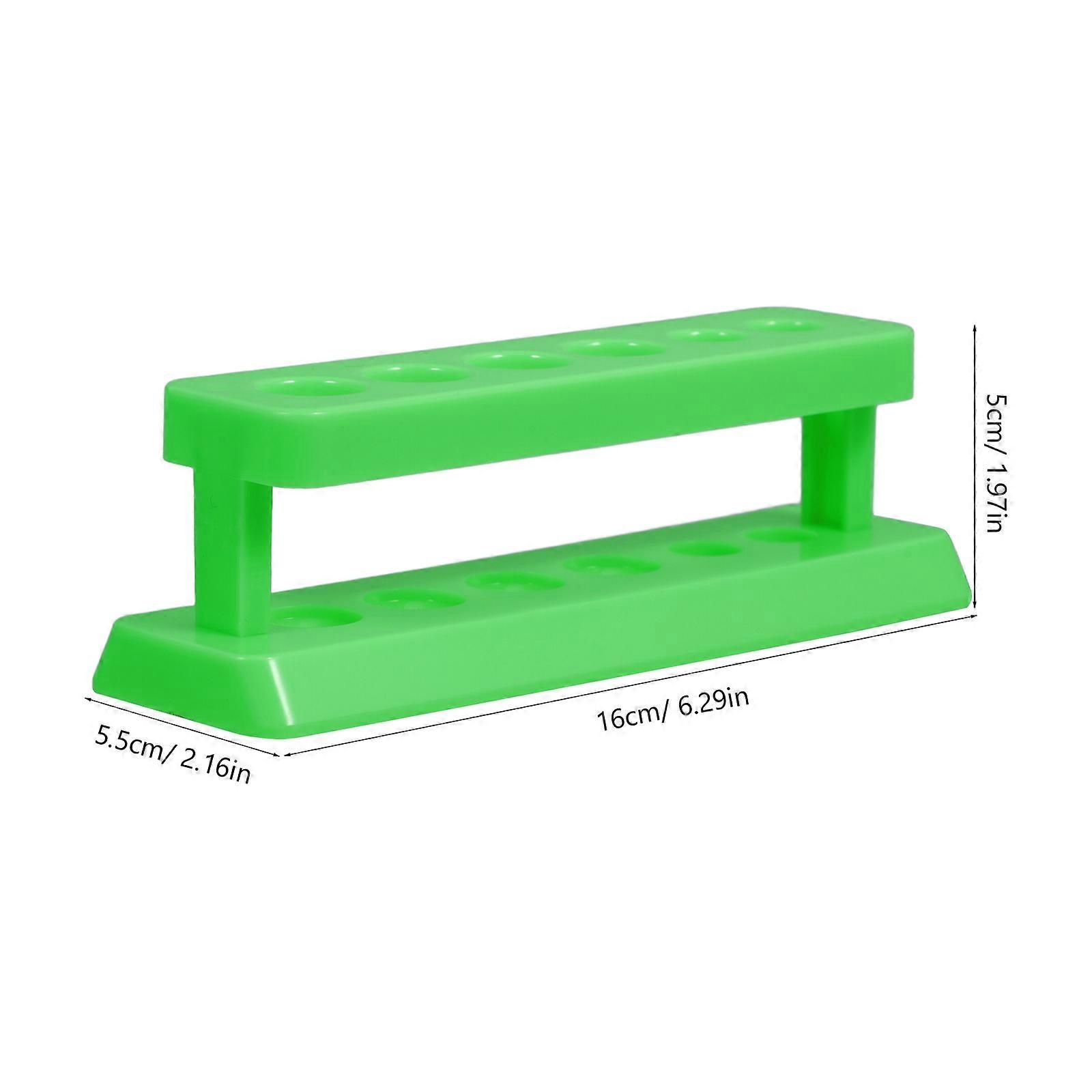 Support pour tubes à essai, 2 pièces, vert clair